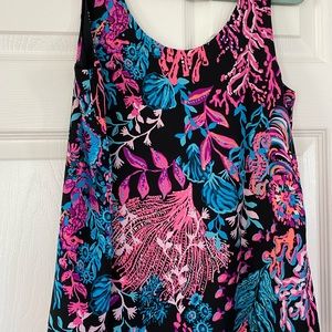 Lilly Pulitzer Florin Sleeveless Scoop Neck XS Twilight Coral